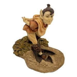 Enchantica 1988 Jonquil "Dragons Footprint" Figurine By Andrew Bill EUC No Box